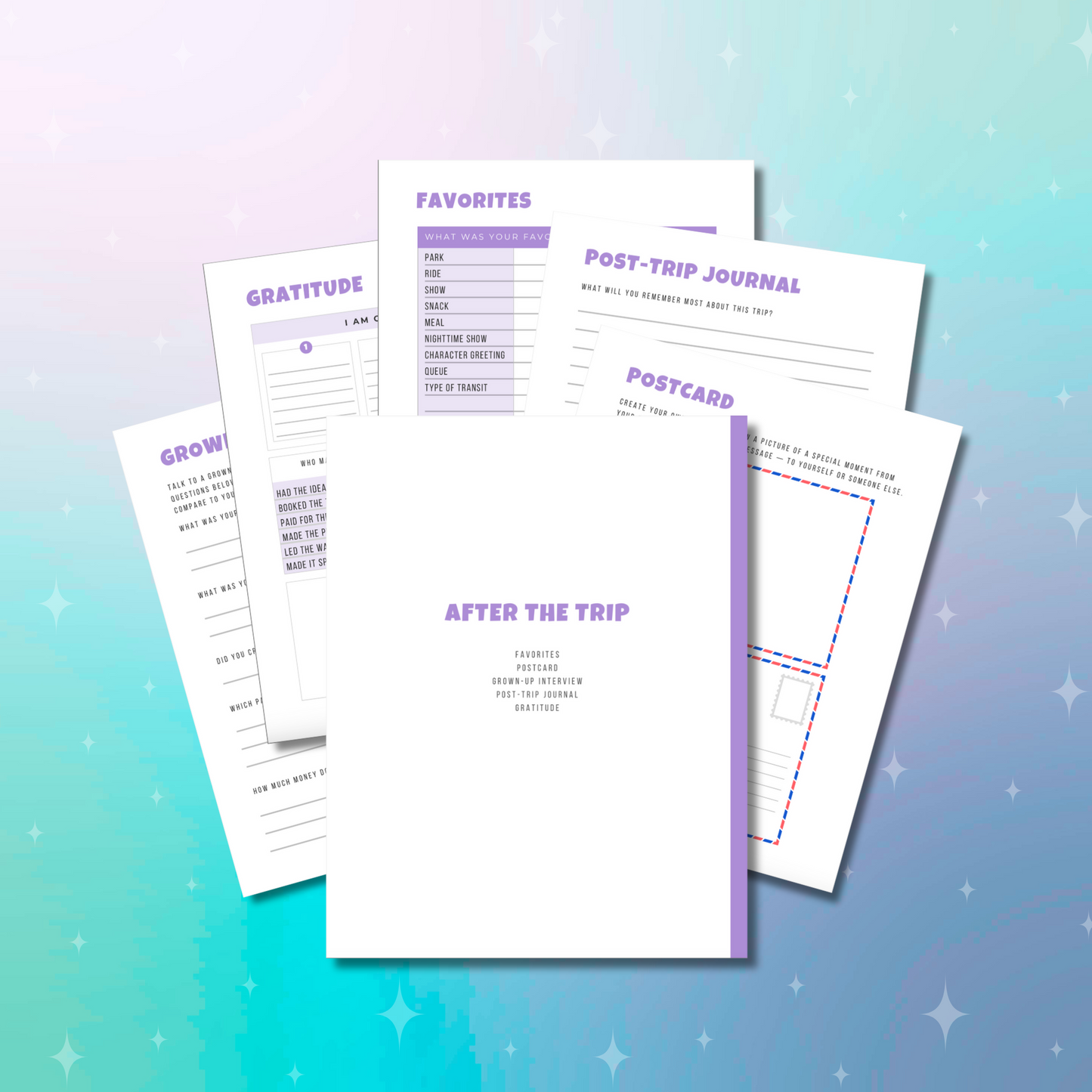 **PDF DOWNLOAD** Magical Memories — Vacation Planner & Journal