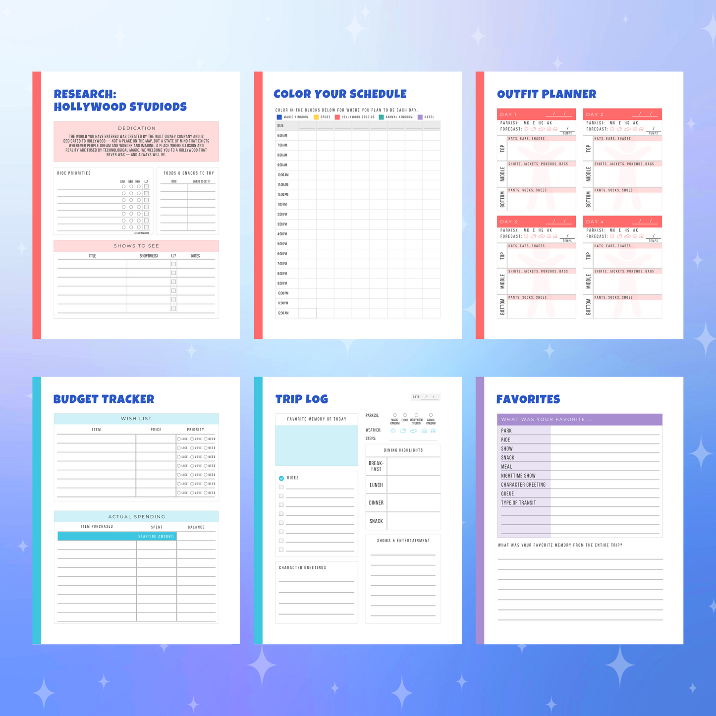 Magical Memories — Vacation Planner & Journal