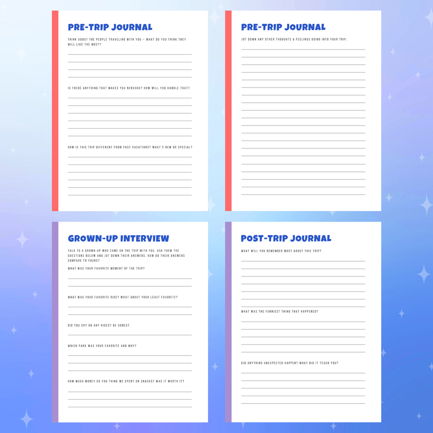 Magical Memories — Vacation Planner & Journal