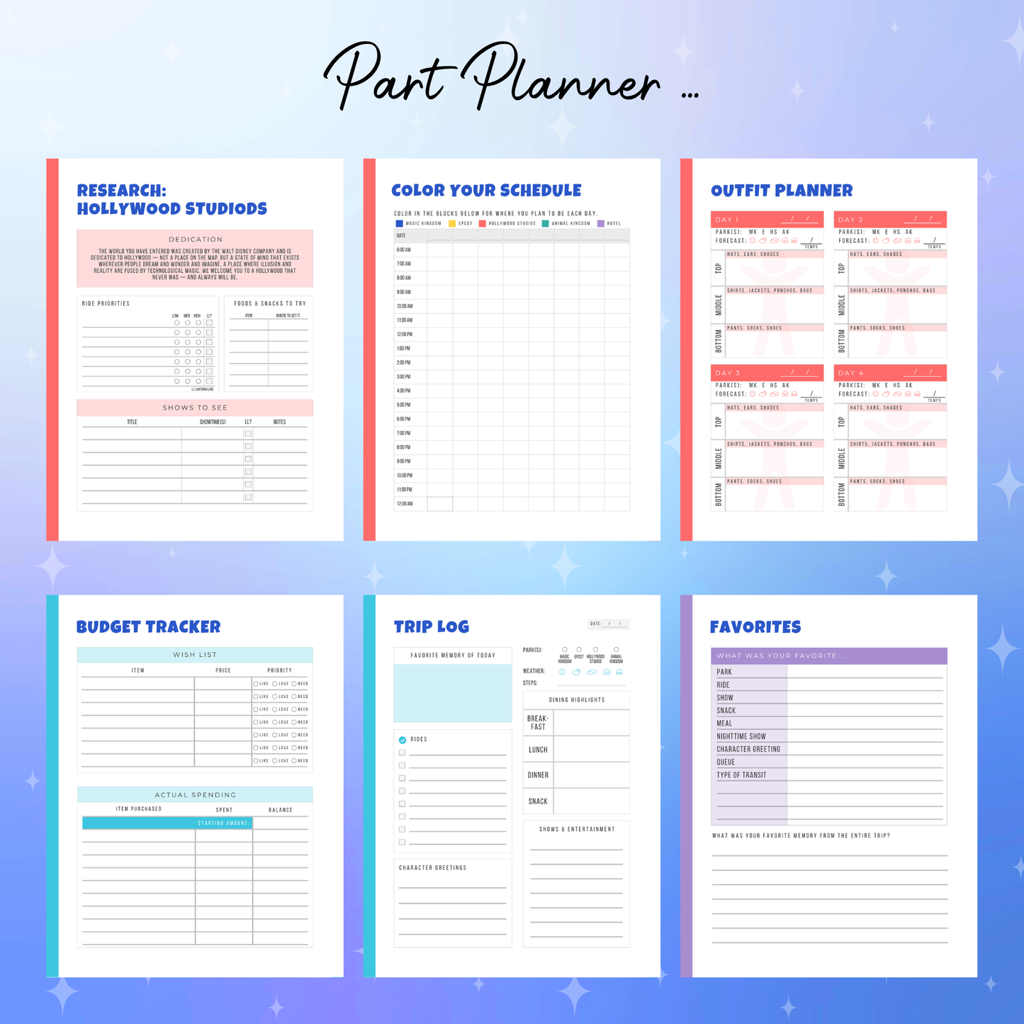 Magical Memories — Vacation Planner & Journal