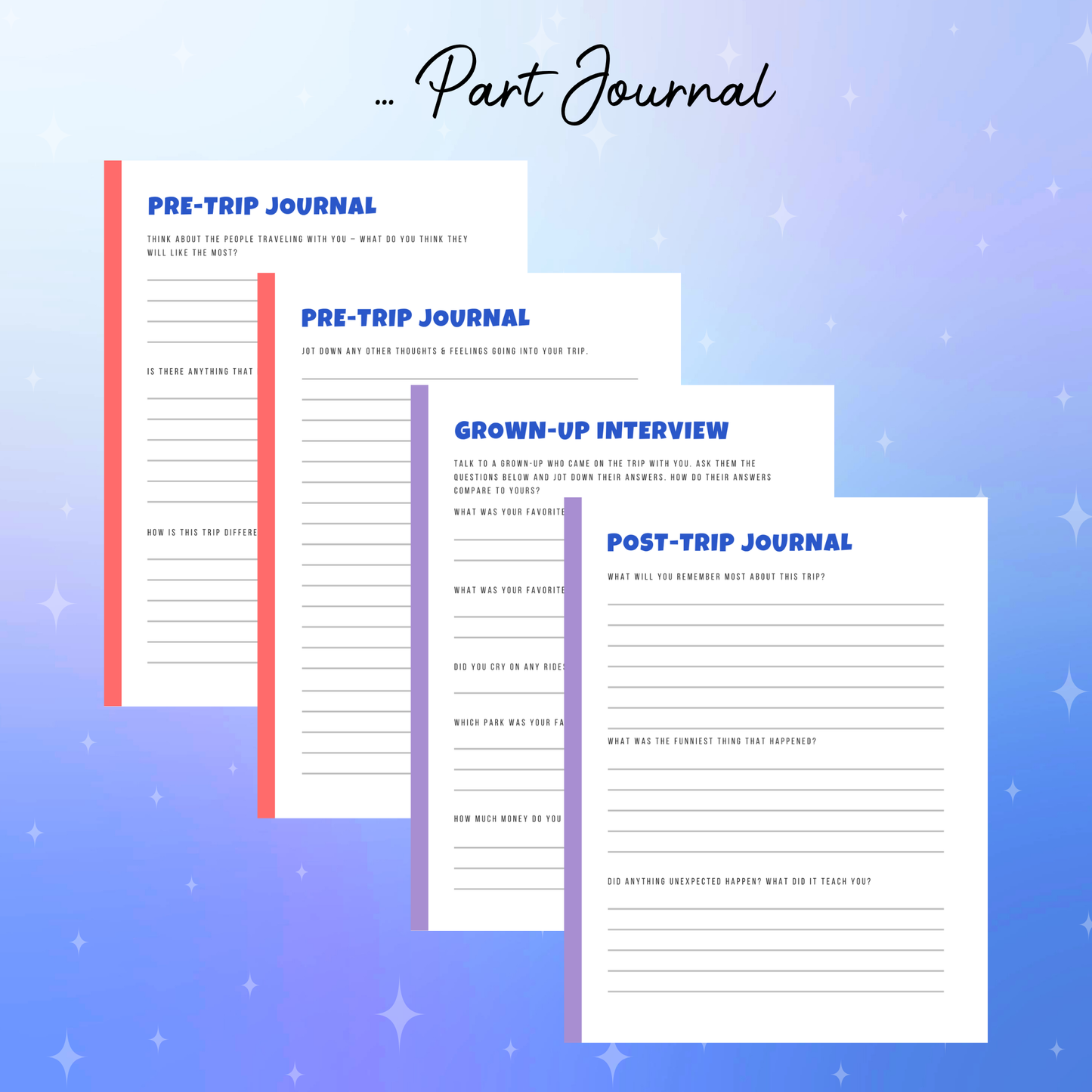 Magical Memories — Vacation Planner & Journal