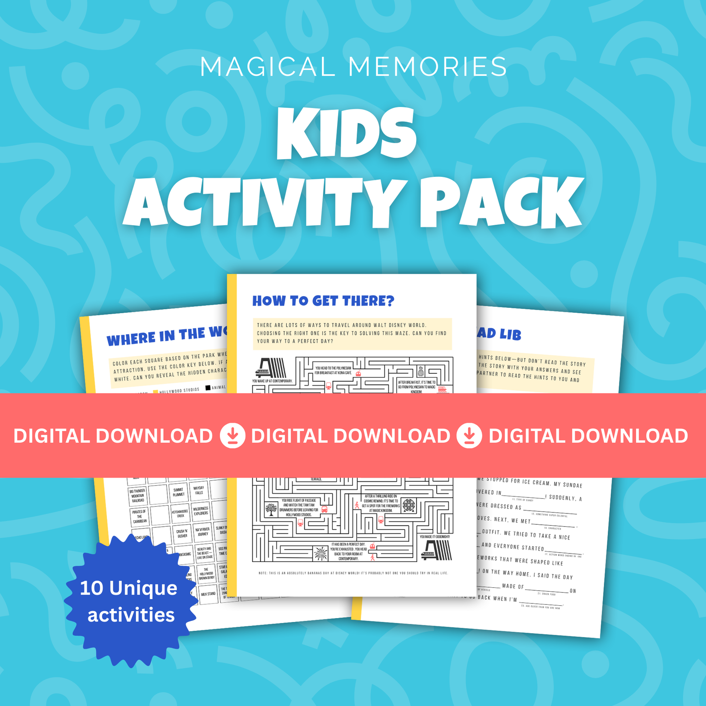 **PDF DOWNLOAD** Magical Memories — Kids Activity Pack